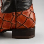 Men’s Handcrafted Pirarucu Fish Cowboy Boots Shedron