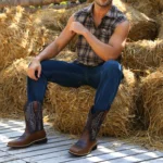 Cowboy Fish Boots for Men