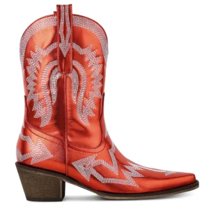 Women's Metallic Cowboy Fish Boots