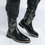 High Top Cowboy Fish Boots
