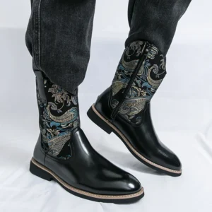High Top Cowboy Fish Boots