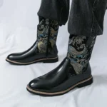 High Top Cowboy Fish Boots