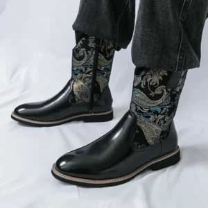 High Top Cowboy Fish Boots