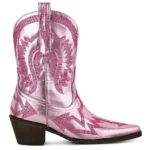 Women's Metallic Cowboy Fish Boots