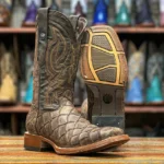 Men’s Orix monster fish leather square toe western boots